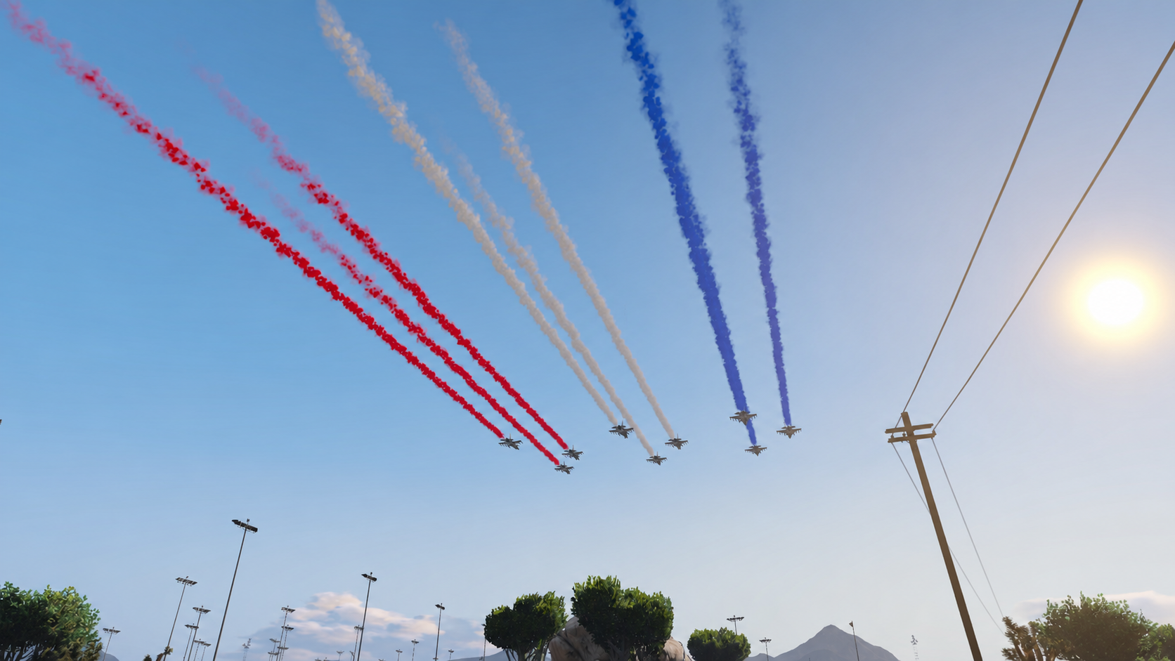 RG Airshow formation flyover