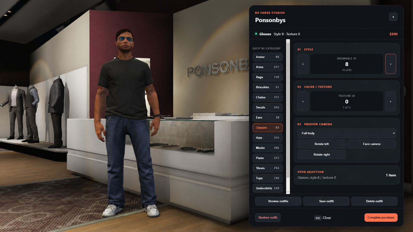 RG Clothing Suite