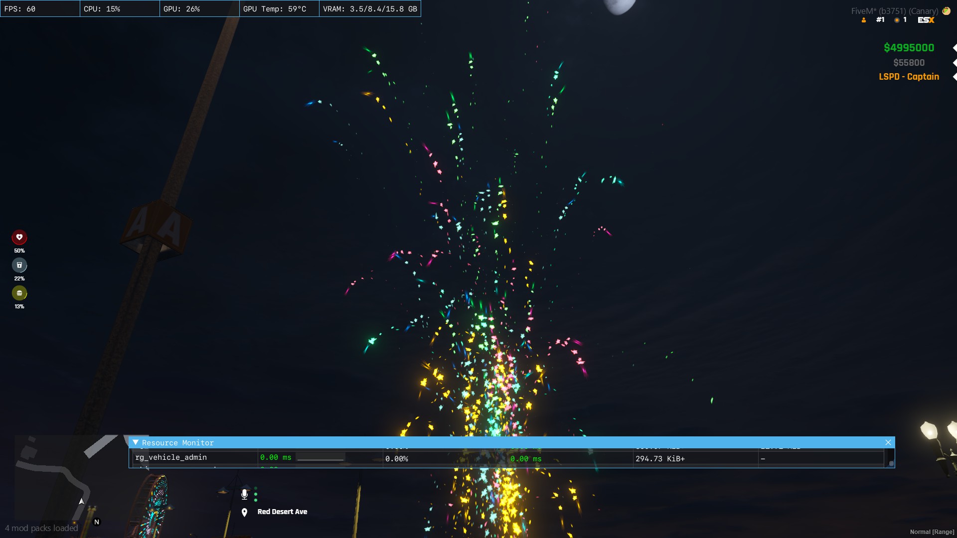 RG Fireworks grand finale